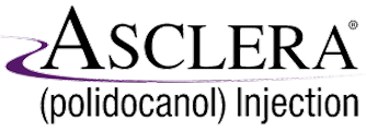 Asclera (polidocanol) injection logo and branding.