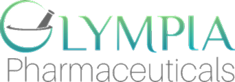 Olympia Pharmaceuticals logo design.